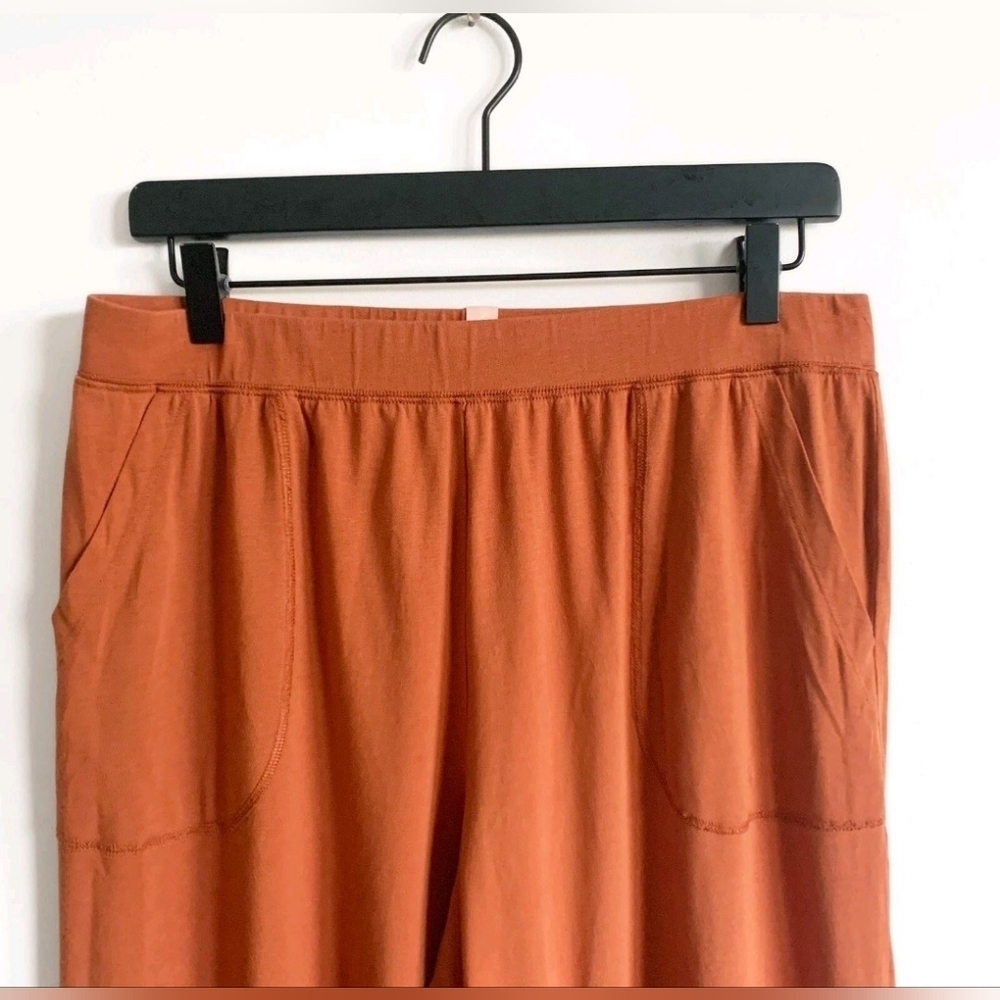 ThirdLove Wonderknit Pajama Jogger Pants In Burnt Orange! - Picture 2 of 3